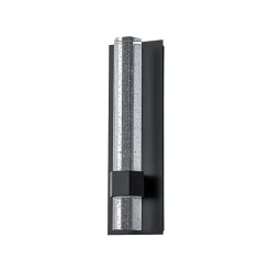 Black Linear Bubble Crystal Tube Dimmable LED Wall Light