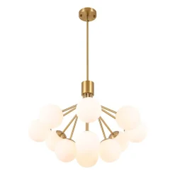Bouquet Tiered Sputnik Pendant Frosted Glass Bubble Chandelier