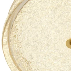 Brass Crystal Resin Art Dimmable LED Round LED Ceiling Light