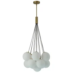 Cloud Style Opal Glass Cluster Bubble Chandelier Pendant Light