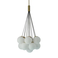 Cloud Style Opal Glass Cluster Bubble Chandelier Pendant Light