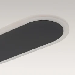 Contemporary Long Oval Warm Dimmable LED Ceiling Light