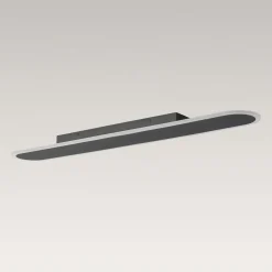 Contemporary Long Oval Warm Dimmable LED Ceiling Light
