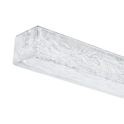 Crystal Resin Art Dimmable LED Linear Island Chandelier