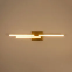 Designer 3-Light Tetris Linear Dimmable LED Vanity Wall Sconce