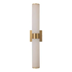 Dimmable LED Marble Tube Linear Bathroom Wall Sconce