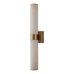 Dimmable LED Marble Tube Linear Bathroom Wall Sconce