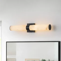 Dimmable LED Marble Tube Linear Bathroom Wall Sconce