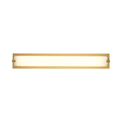 Dimmable LED Wide Linear Frosted Glass Tube Vanity Wall Lamp