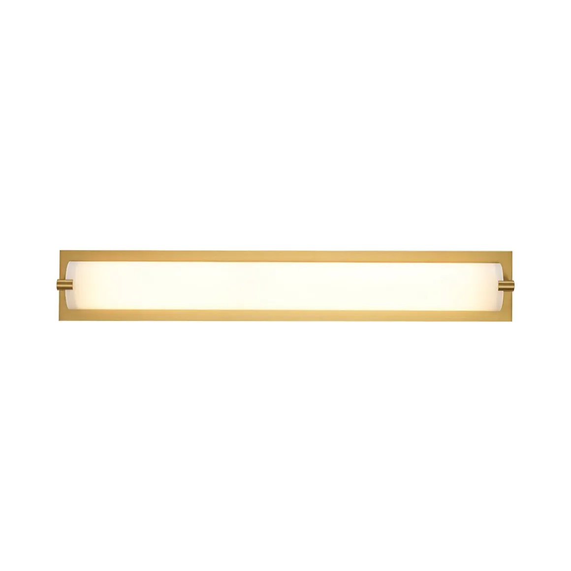 Dimmable LED Wide Linear Frosted Glass Tube Vanity Wall Lamp