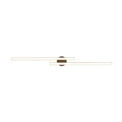 Dimmable 2-Light Long Strip Linear LED Flush Mount