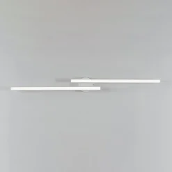 Dimmable 2-Light Long Strip Linear LED Flush Mount