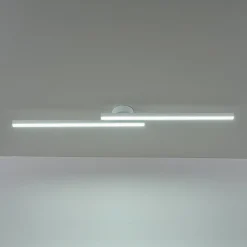 Dimmable 2-Light Long Strip Linear LED Flush Mount