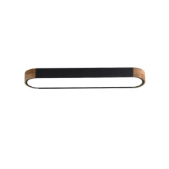 Dimmable Minimalist Long Oval Flush Mount LED Light