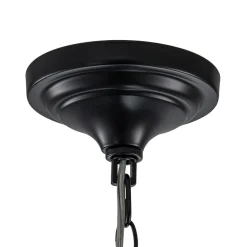 French Farmhouse 1-Light Glass Bell Kitchen Pendant Light
