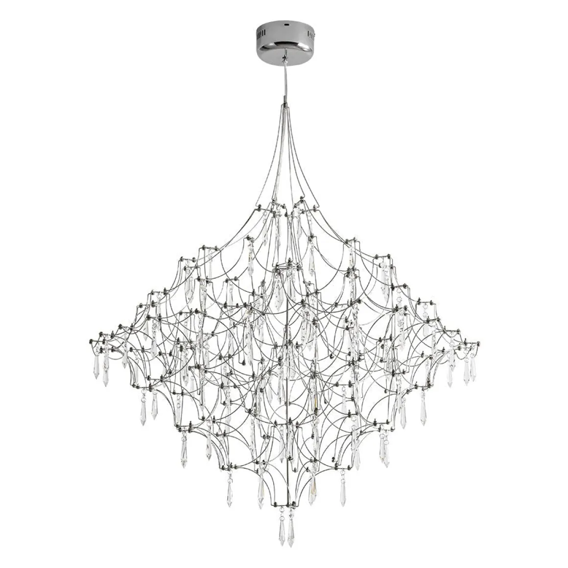 Galaxy Glam Luxury LED Starlight Crystal Chandelier