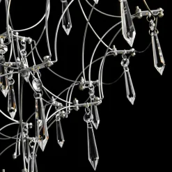 Galaxy Glam Luxury LED Starlight Crystal Chandelier