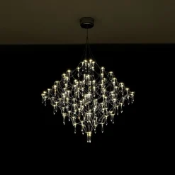 Galaxy Glam Luxury LED Starlight Crystal Chandelier