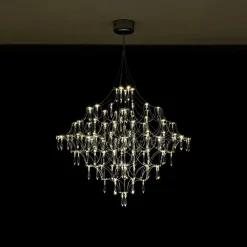 Galaxy Glam Luxury LED Starlight Crystal Chandelier