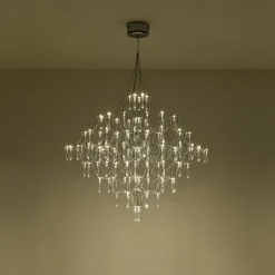Galaxy Glam Luxury LED Starlight Crystal Chandelier