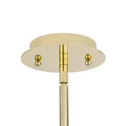Glam Jewel Polished Gold Crystal Globe Chandelier