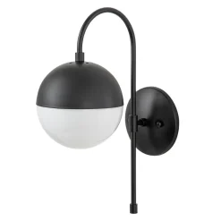 Goose Arm Globe Wall Sconce