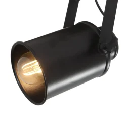 Industrial 3-Light Semi Flush Track Light