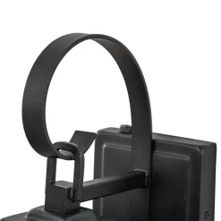 IP23 Matte Black Farmhouse 3-Light Lantern Outdoor Wall Light