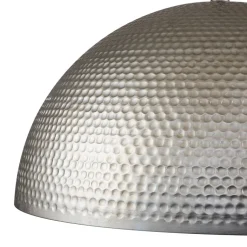 1-Light Antique Oversized Hammered Dome Pendant Light