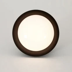 1-Light Black Dome Frosted Glass Shade Semi Flush Mount