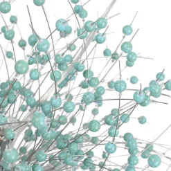 9-Light Blue Dandelion Firework Chandelier