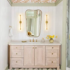 2-Light Dimmable LED Up Down Conical Vanity Wall Sconce