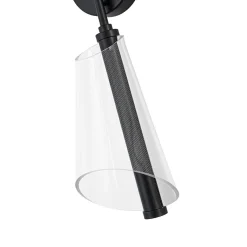 2-Light Dimmable LED Up Down Conical Vanity Wall Sconce