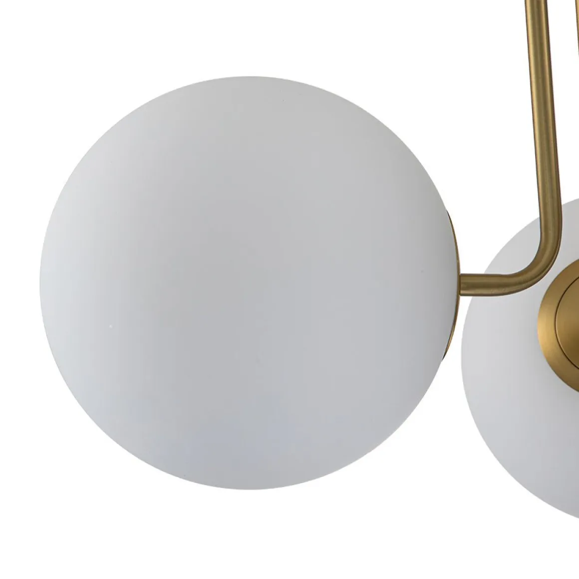 3-Light Frosted Glass Globe Ceiling Light
