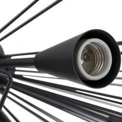 10-Light Geometric Sputnik Sunburst Chandelier