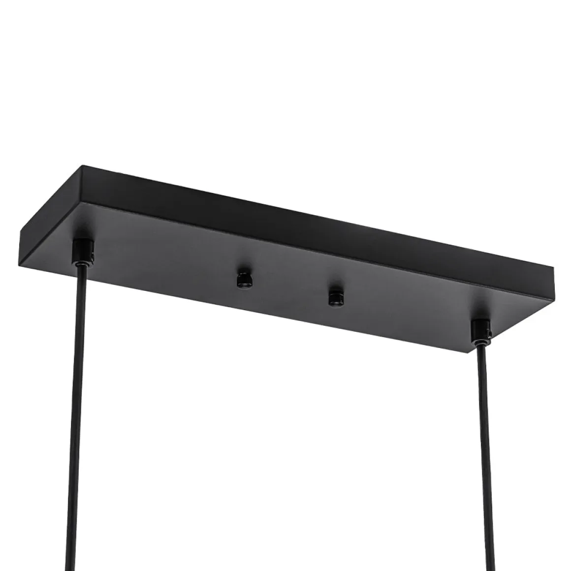 3-Light Gradual Smoked Glass Shade Linear Island Pendant