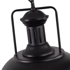 1-Light Industrial Dome Pendant Light