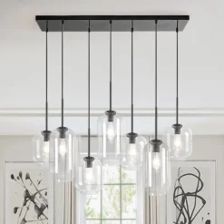 7-light Kitchen Island Cluster Pendant Chandelier