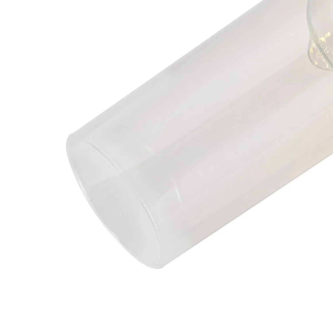 2-Light Up Down Glass Linear Tube Vanity Wall Lamp