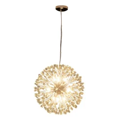 Luxury Bloom Dandelion Crystal Firework Chandelier