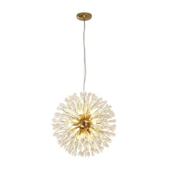 Luxury Bloom Dandelion Crystal Firework Chandelier