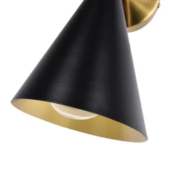 Mid-Century Modern Black Wall Sconce