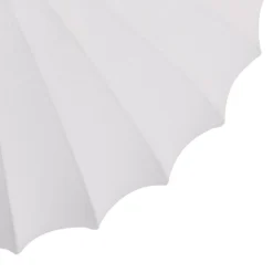 Mid-Century Modern White Flush Mount Light