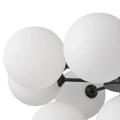 Milky Glass Cluster Bubble Chandelier