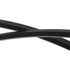Minimalist Dimmable LED Black Arched Island Chandelier