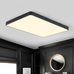 Minimalist Dimmable LED Rectangle Flush Mount Ceiling Light