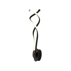 Minimalist 2-Light Twist Ribbon Dimmable LED Wall Sconce
