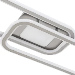 Minimalist Linear Rectangular Ring Dimmable LED Ceiling Light