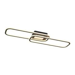 Minimalist Linear Rectangular Ring Dimmable LED Ceiling Light