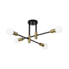 Minimalist Linear Tiered Sputnik Semi Flush Ceiling Light